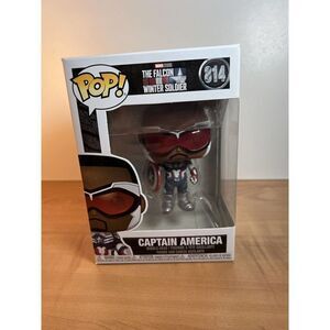 Funko Pop! Marvel Studios The Falcon and the Winter Soldier Captain America #814